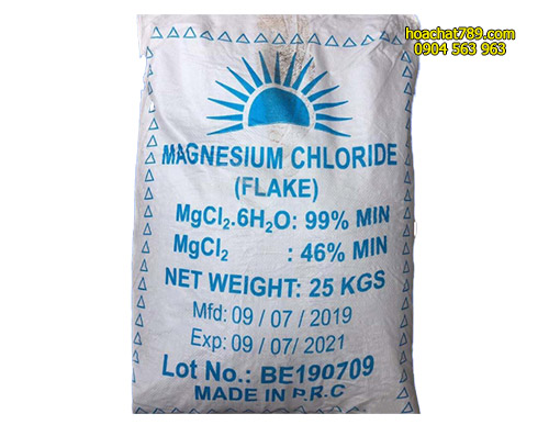 MgCl2.6H20 Vảy Hóa chất cân bằng khoáng chất và ổn định môi trường nước ao nuôi